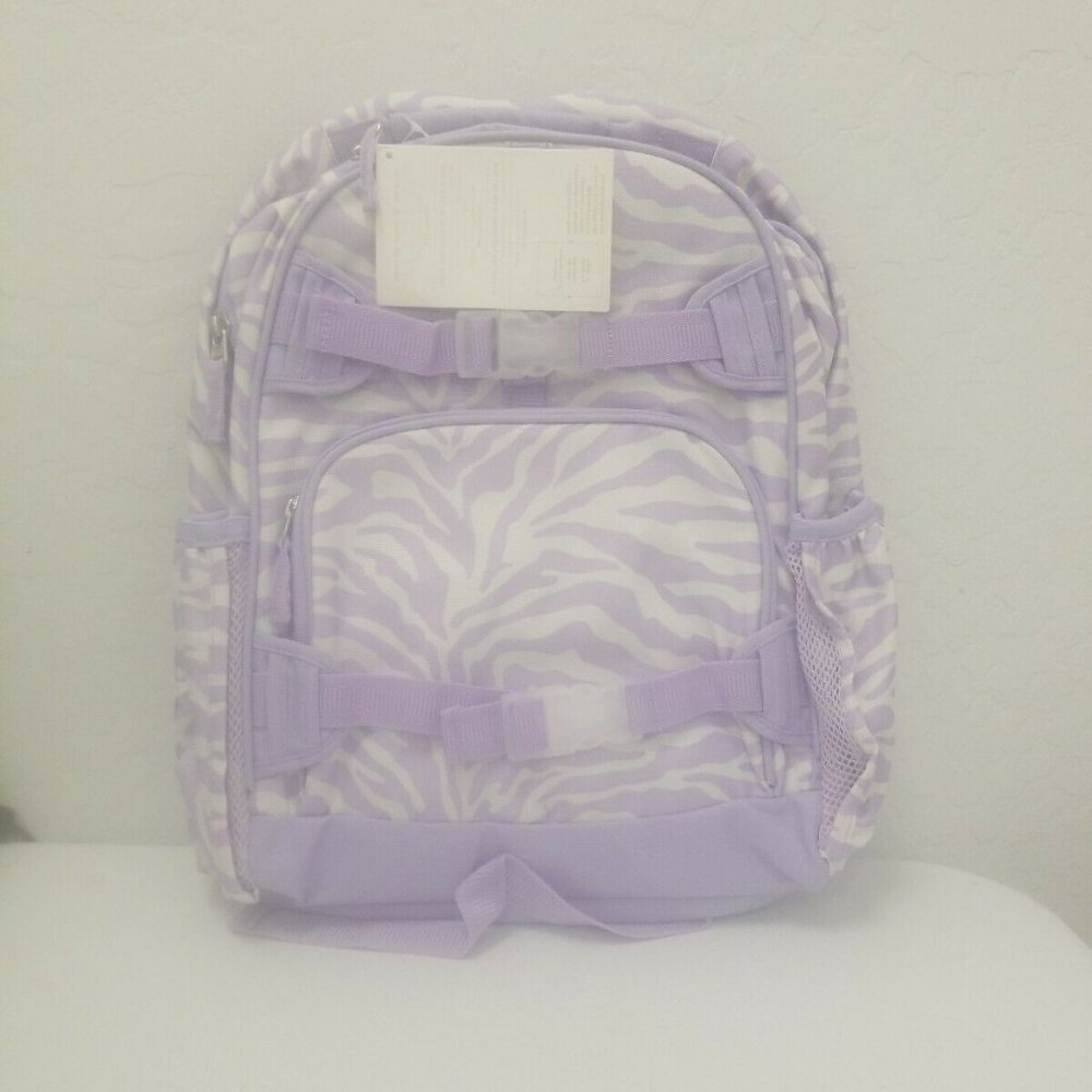 Pottery Barn Kids Mackenzie Large Backpack Zebra